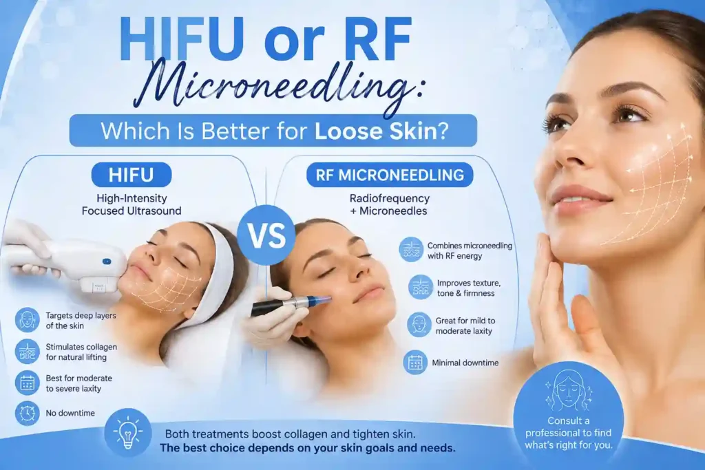 Lost the Weight but Not the Loose Skin? What You Should Know 2 HIFU or RF Microneedling: Which Is Better for Loose Skin Sudbury?